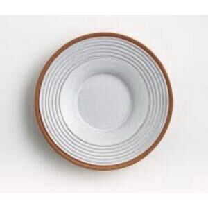 2 CRATE & BARREL Harlo Speckled Plate 9”Terracota Glaze Earthenware Portugal NEW